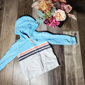 Carter's Baby Toddler Hooded Zip-up Anchor Jacket Size 18m